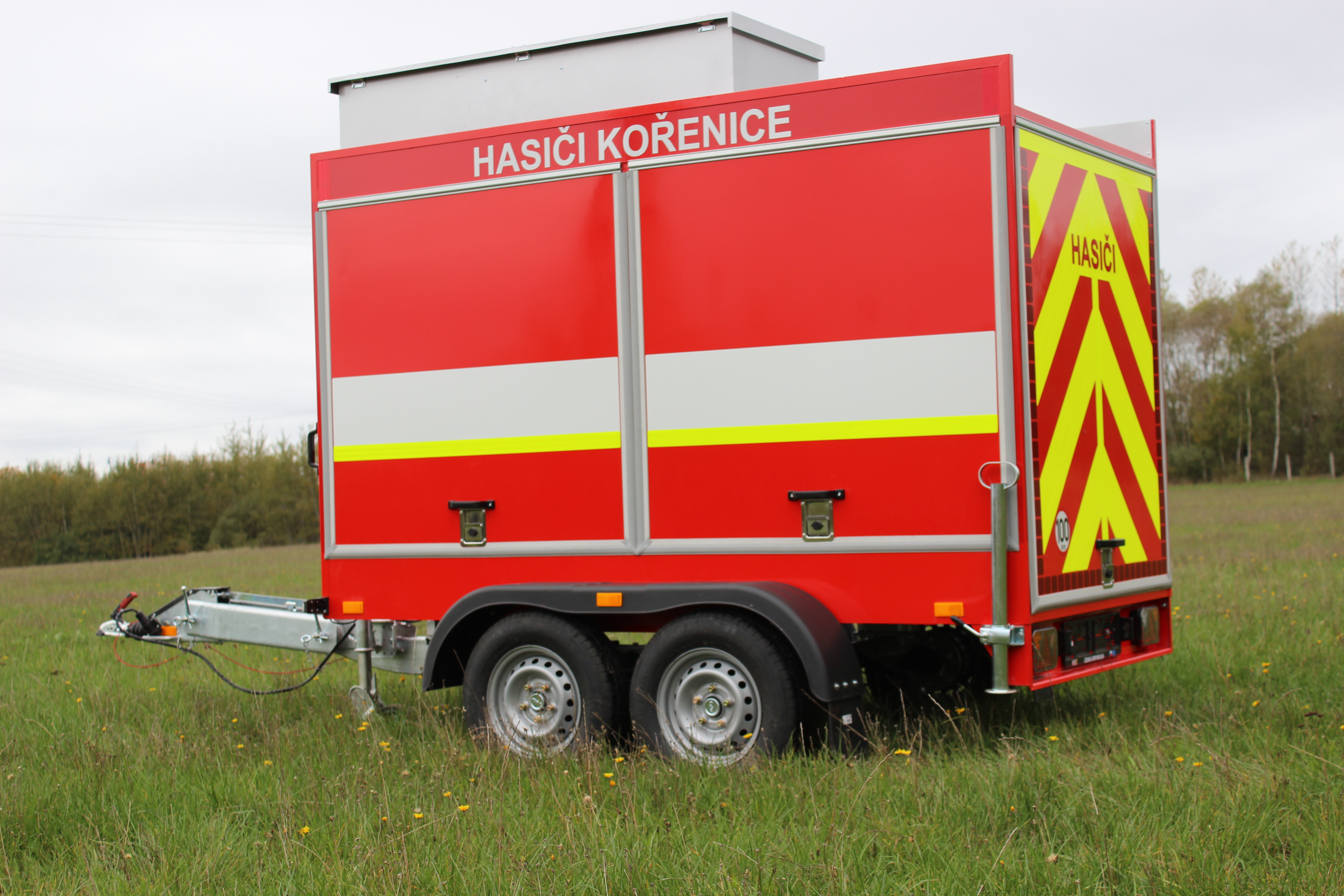 přívěs pro hašení nad 750 kg
